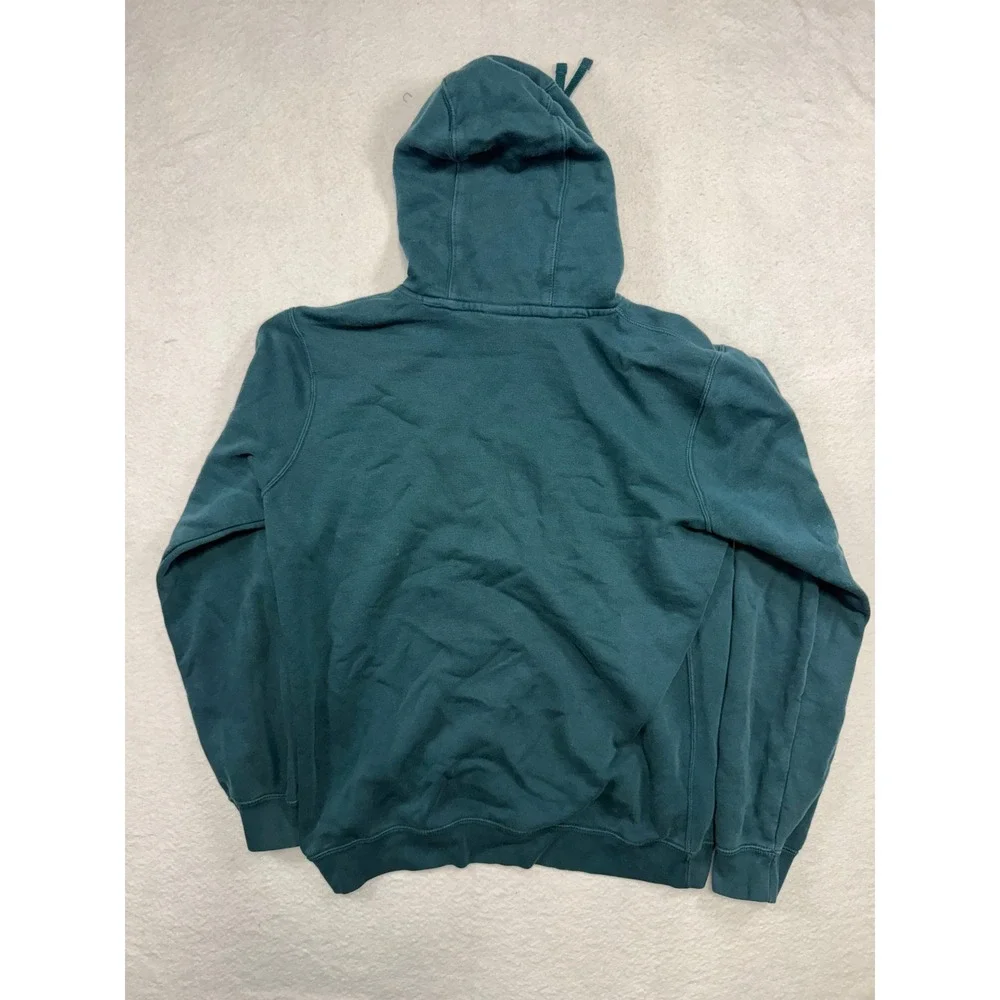Nike Sportswear Club Fleece Hoodie Mens Medium Teal Green Pullover BV2654-301